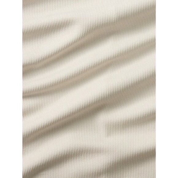 Athleta L Seasoft Rib Tee Dress Bone Large Regular - Picture 3 of 9